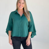 Monica Blouse - H Green