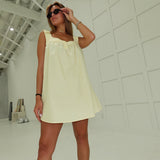 Fontana Swing Dress - Lt Yellow
