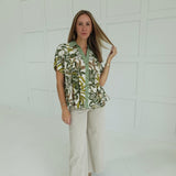 Fall For It Blouse - Olive