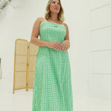 Farah Midi Dress - Green
