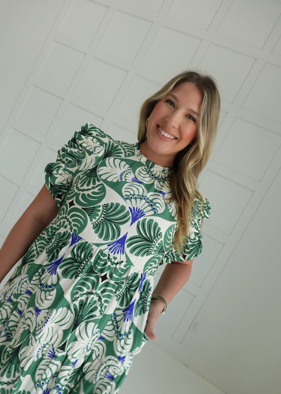 Make Things Right Midi Dress - Green