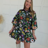 The Founders Mini Dress - Black
