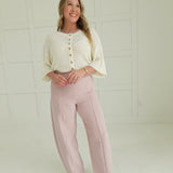 Hip & Profess Trousers - Dusty Pink