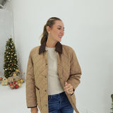 Blue Collar Quilted Jacket - Khaki
