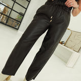 Lorraine Leather Pants - Deep Chocolate