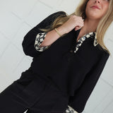 Timely Fashion Top - Black