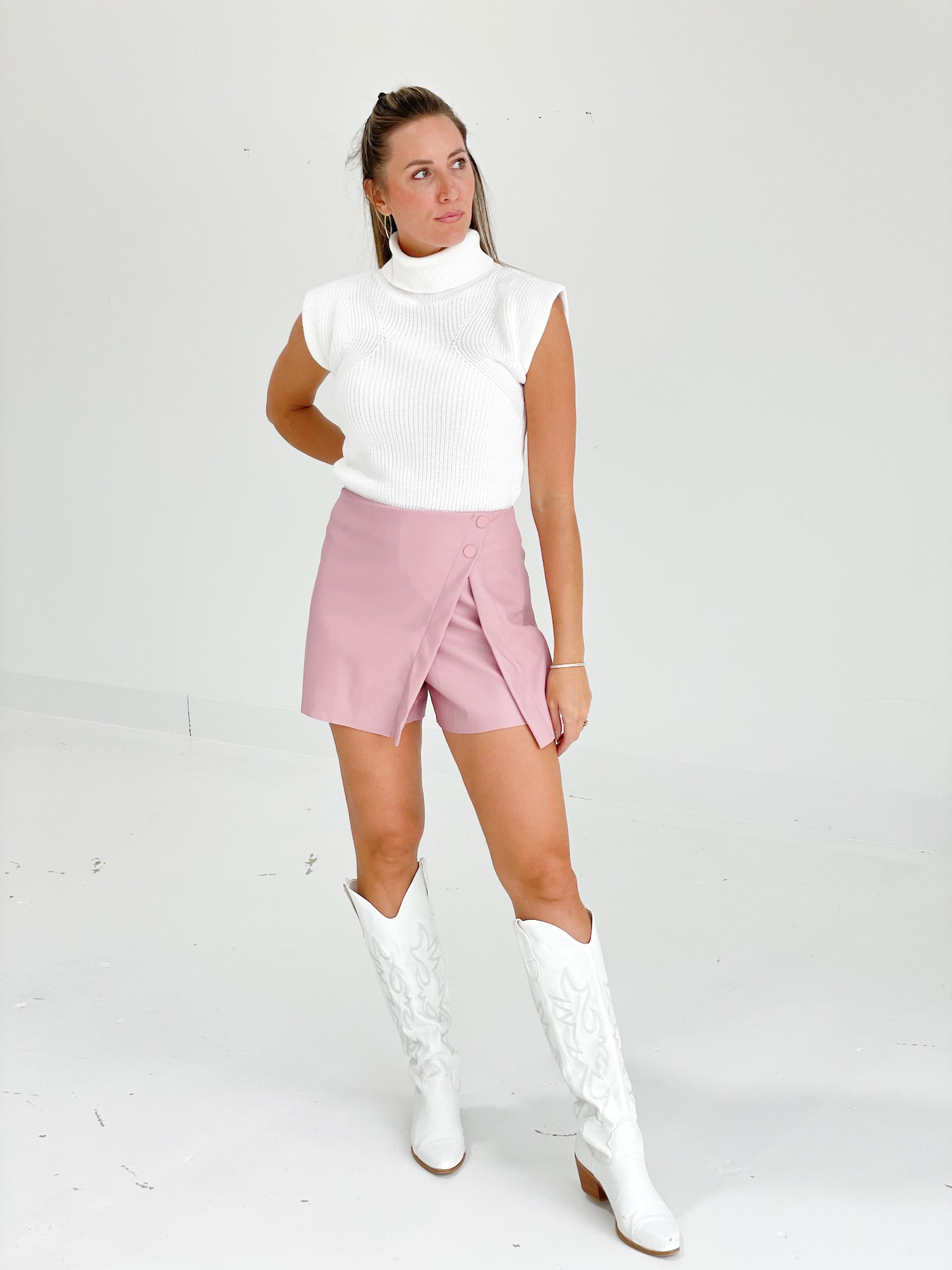 Risk Taker Skort - Pink