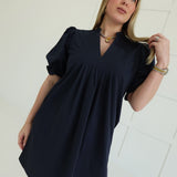 Alluring Mini Dress - Navy