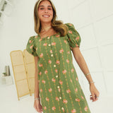 Maisie Mini Dress - Olive