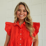 Kickoff Mini Dress - Red
