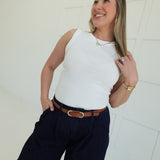 Essentials Seam Tank - Off White