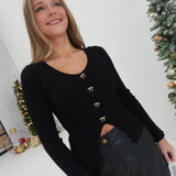 Smallest Details Sweater - Black