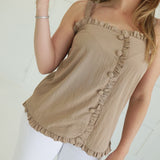 Know Me Better Top - Taupe