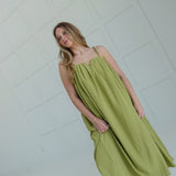 Lanie Midi Dress - Kiwi