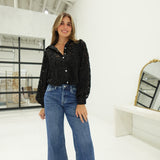 Angelo Oversized Blouse - Black