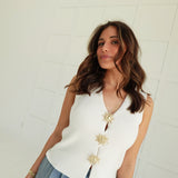 Sunbeam Sweater Top - Ivory