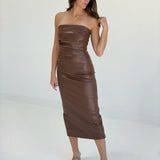 Libby Leather Dress