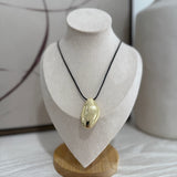 Bean Pendant Cord Necklace - GB