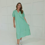Ida Midi Dress - Green