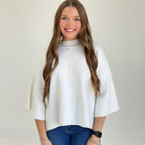 Belle's Dowry Sweater Top - Ivory