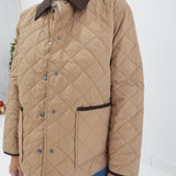 Blue Collar Quilted Jacket - Khaki