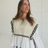 Presley Striped Vest Blouse