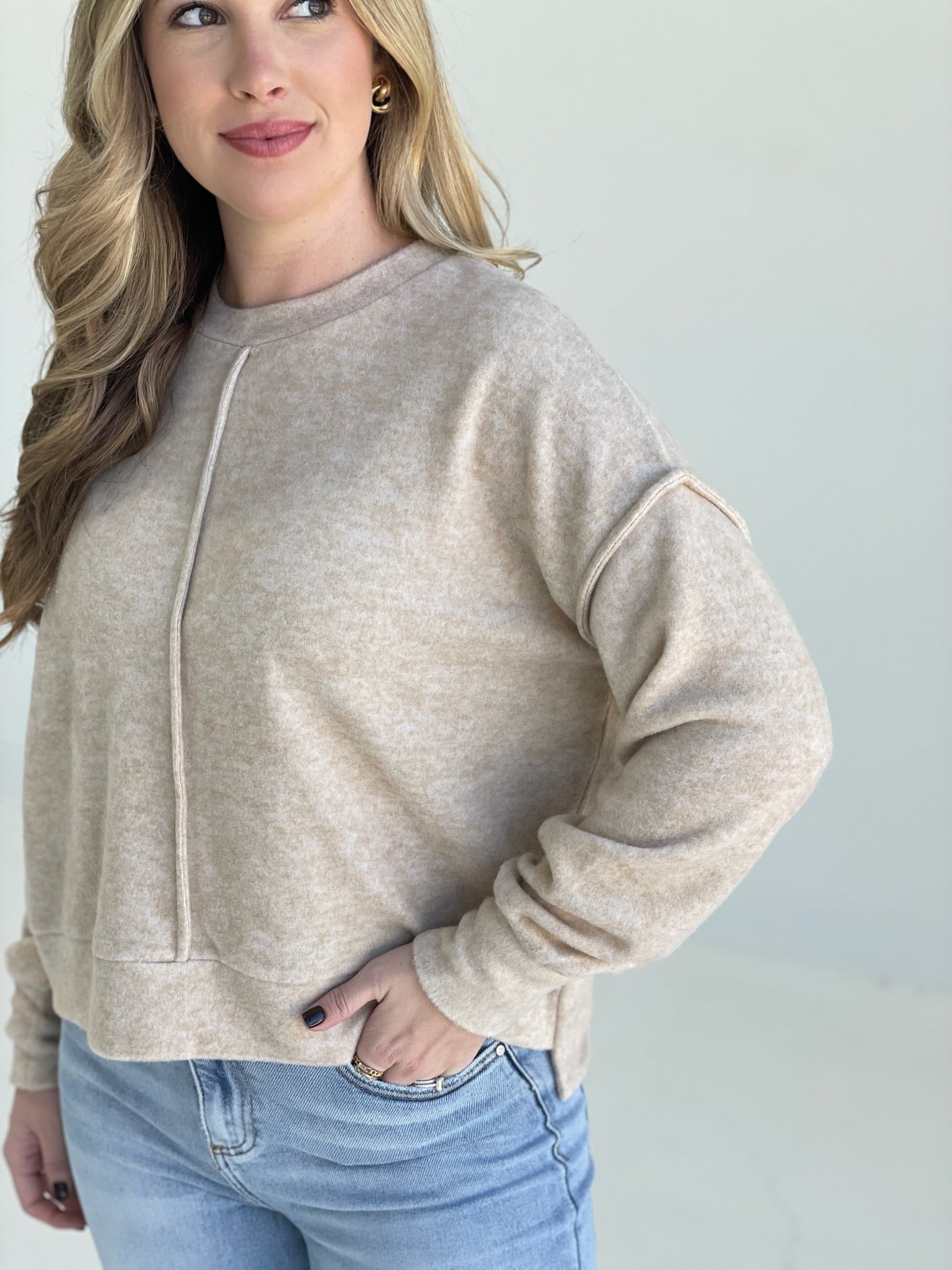 Simply It Sweater - Beige