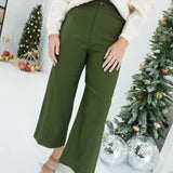 Jonah Cropped Pant - Green