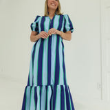 Jana Puff Sleeve Midi Dress