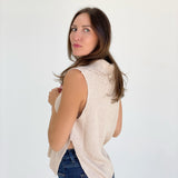 Upper Hand Sweater Top - Taupe