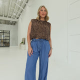 Tasha Leopard Top