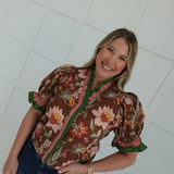 Madge Floral Top