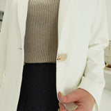 All Business Blazer - White