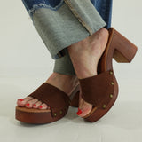 Sugar & Spice Wooden Heels