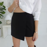 Fallon Midi Skort - Black