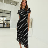 Ellis Midi Dress - Black