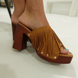 Bella Fringe Heel