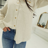 Stryde Striped Top - Oatmeal