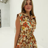 Emilee Mini Dress - Tan
