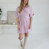 Lainey Mini Dress - Blush