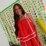 Linley Romper - Red