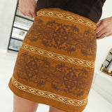 Sylvie Suede Mini Skirt