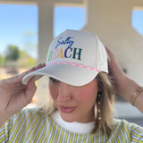 Salty Beach Rope Trucker - Pink Rope