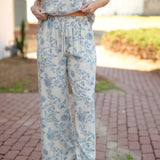 Saylor Printed Linen Pant