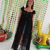 Salana Over Dress - Black