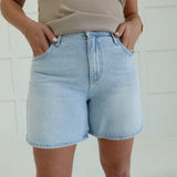 Mother Knows Denim Shorts