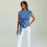 All Tied Up Top - Denim