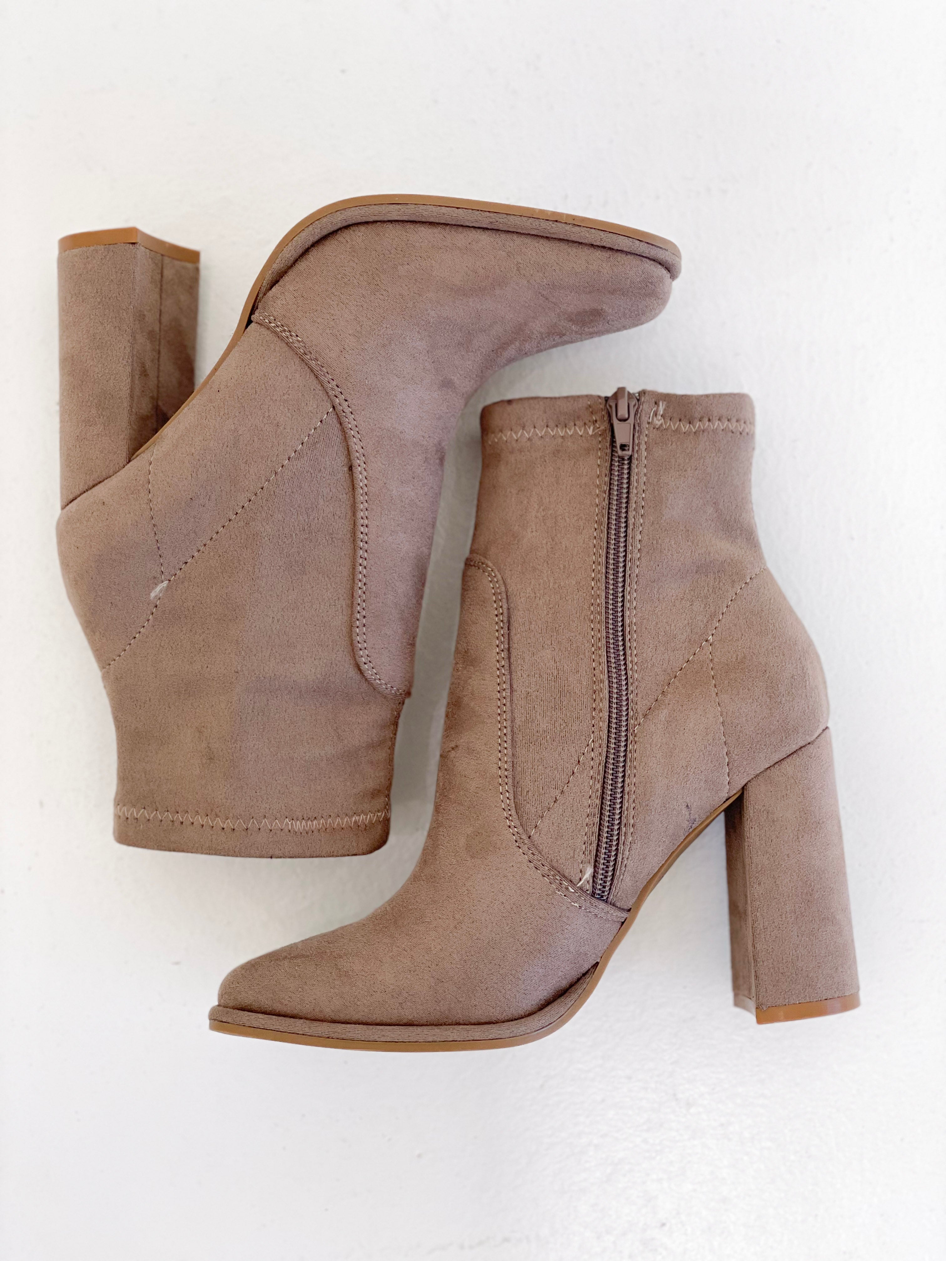 Street Smart Booties - Taupe