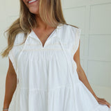 Gia Mini Dress - White