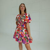 Gradient Floral Dress